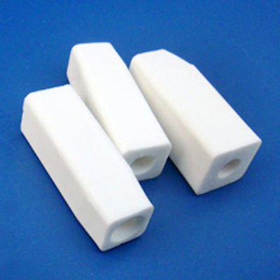 99% Alumina Based Ceramics , High Temp Thin Wall Ceramic Tube Suqare