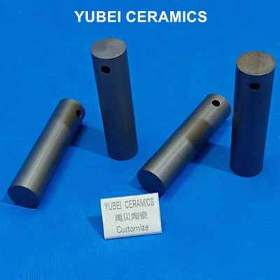 Black SSic Ceramic Custom Made Products High Hardness Silicon Carbide Ceramic Rods