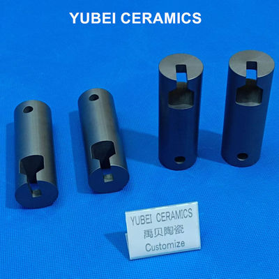 Black SSic Ceramic Customizable Sic Ceramics With Density 3.12g/cm3 Machining Or Polishing Finish