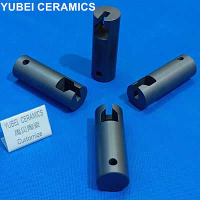 Black SSic Ceramic Customizable Sic Ceramics With Density 3.12g/cm3 Machining Or Polishing Finish