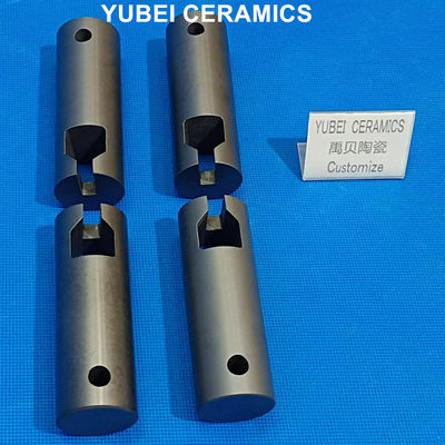 Black SSic Ceramic Customizable Sic Ceramics With Density 3.12g/cm3 Machining Or Polishing Finish