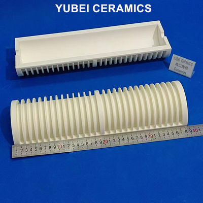 High Density 99% Al2O3 Alumina Ceramic Half Tubes For Harsh Environments