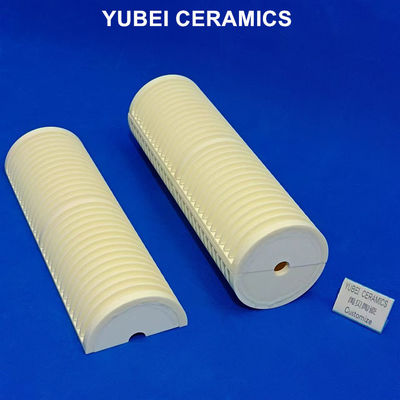High Density 99% Al2O3 Alumina Ceramic Half Tubes For Harsh Environments