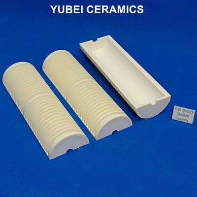 High Density 99% Al2O3 Alumina Ceramic Half Tubes For Harsh Environments