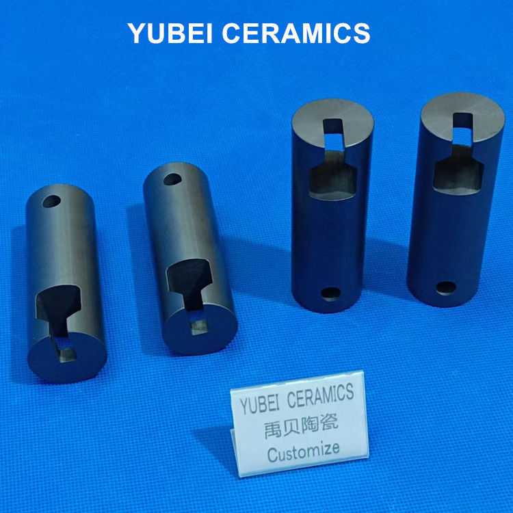 Black SSic Ceramic Customizable Sic Ceramics With Density 3.12g/cm3 Machining Or Polishing Finish